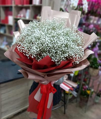 Букет цветов из: Гипсофила в Барабинске