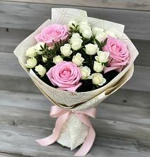 Букет цветов из:  Розы в Барабинске
