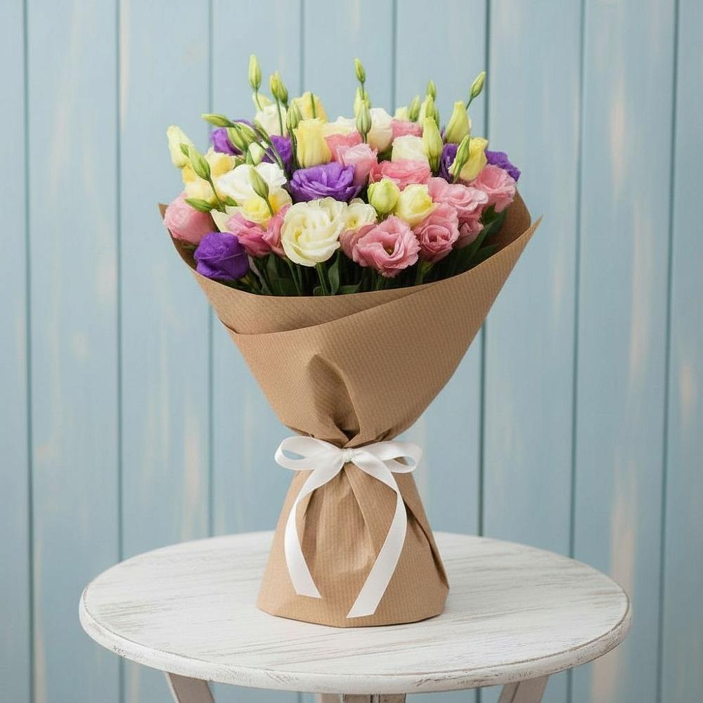 Букет цветов из: Лизиантусы в Барабинске