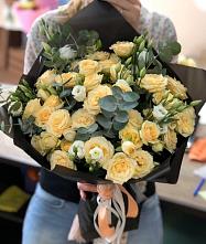 Букет цветов из:  Розы и Лизиантусы #REPLACE_PRED# Барабинске
