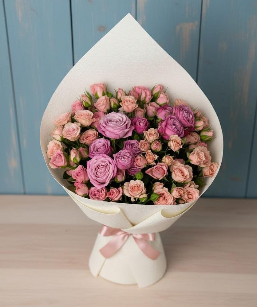 Букет цветов из: Розы в Барабинске