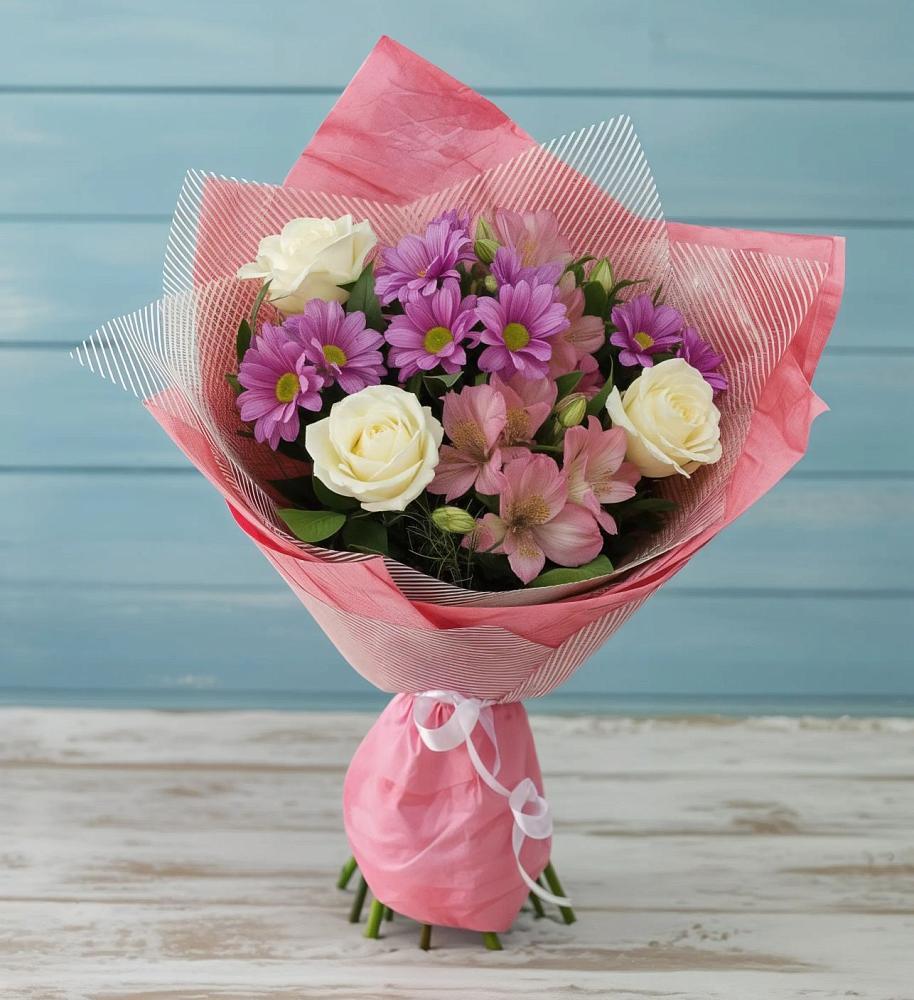 Букет цветов из: Герберы в Барабинске