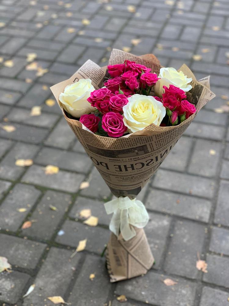 Букет цветов из: Розы в Барабинске