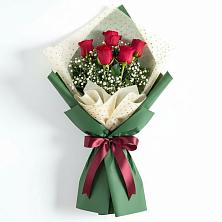 Букет цветов из:  Розы в Барабинске