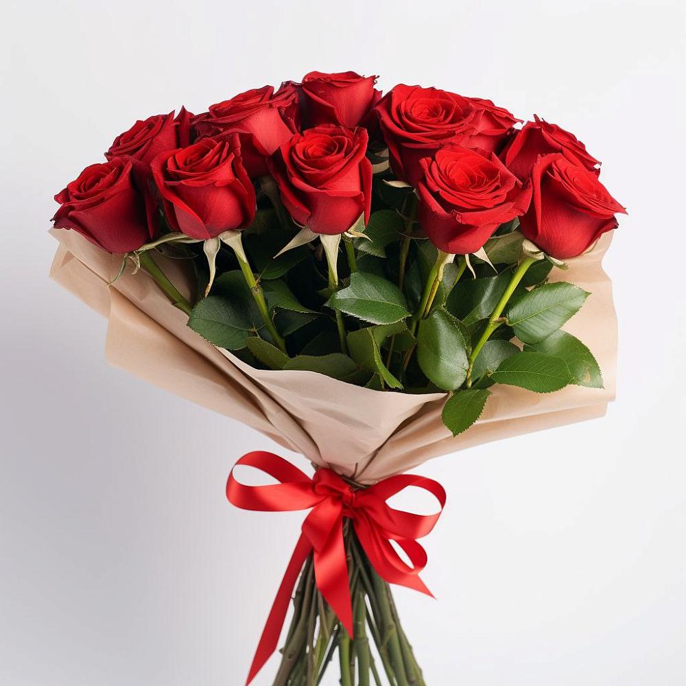 Букет 11 Красных роз Эдлесс Лав в Барабинске