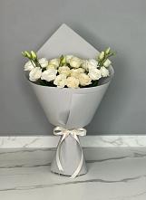 Букет цветов из:  Розы и Лизиантусы в Барабинске